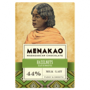 Chocolat au lait 44% - Éclats de noisettes - Menakao