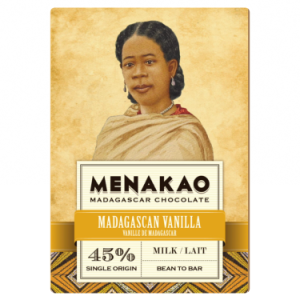 Chocolat au lait 45% - Vanille de Madagascar - Menakao