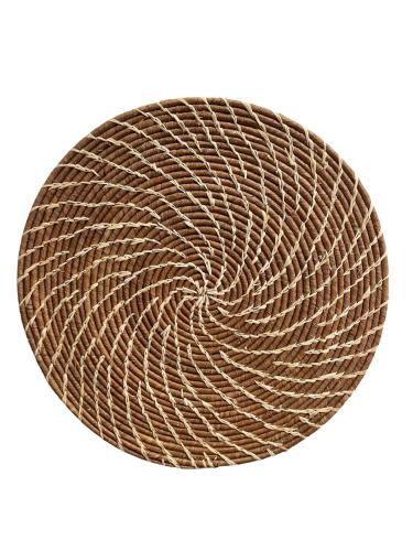 Lot de 6 Set de table en raphia D35cm